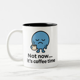 Smilo Sleepy Face Coffee Cup Zweifarbige Tasse