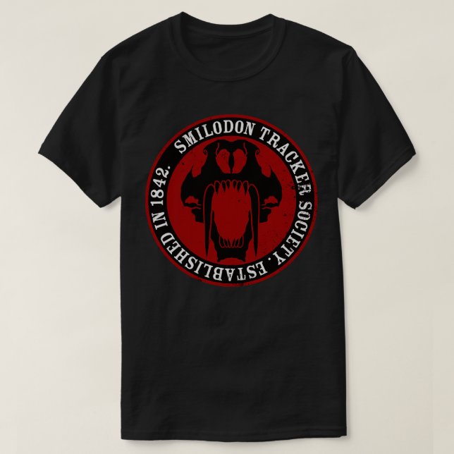 Smilodon Gesellschaft T-Shirt (Design vorne)