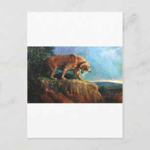 Smilodon Postkarte