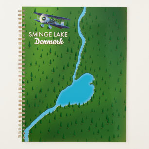 Sminge Lake Denmark Reisekarte Planer