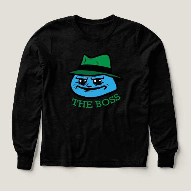 smirking cartoon boss (Design Vorderseite)