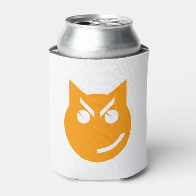 Smirking Emoji Cat Dosenkühler (Kanne Vorderseite)