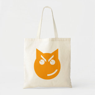 Smirking Emoji Cat Tragetasche