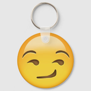 Smirking Face Emoji Schlüsselanhänger
