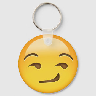 Smirking Face Emoji Schlüsselanhänger
