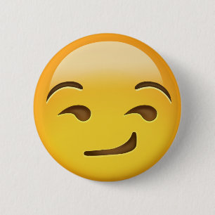 Smirking Gesicht Emoji Button