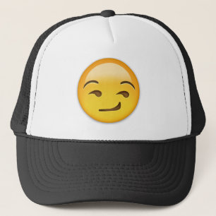 Smirking Gesicht Emoji Truckerkappe