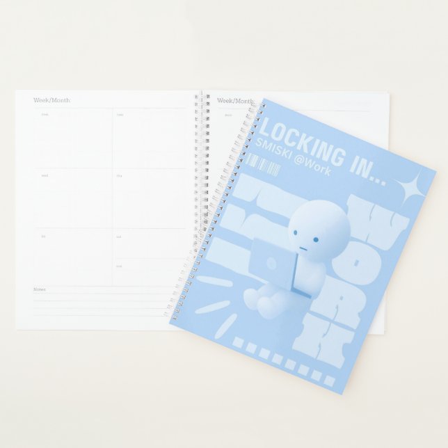 Smiski ‘Locking In’ Planner (Devant avec enveloppe)