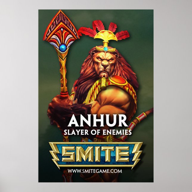 SMITE: Anhur, Schicht der Feinde Poster (Vorne)