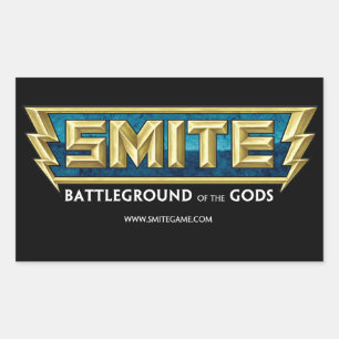 SMITE Logo-Schlachtfeld der Götter Rechteckiger Aufkleber