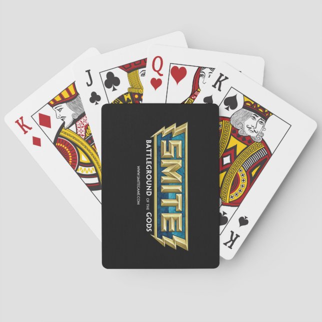 SMITE Logo-Schlachtfeld der Götter Spielkarten (Rückseite)