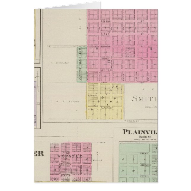 Smith Centre, Gould City, Motor, Webster, Kansas (Devant)