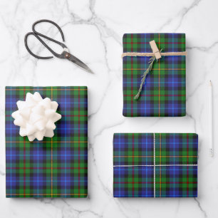 Smith Clan Familie Tartan Kariertes Muster Alterna Geschenkpapier Set