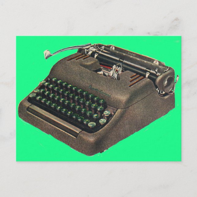 Smith Corona Schreibmaschine Anfang der 50er Jahre Postkarte (Vorderseite)