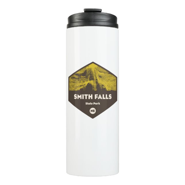 Smith Falls Staat Park Nebraska Thermosbecher (Vorderseite)