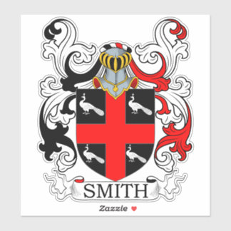 Smith Familienwappen Aufkleber
