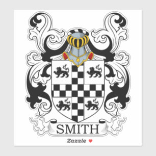 Smith Familienwappen Aufkleber