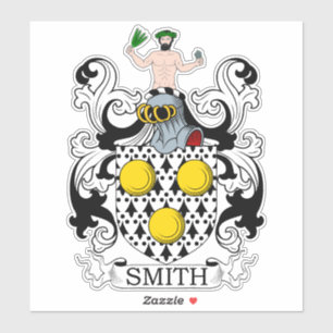 Smith Familienwappen Aufkleber