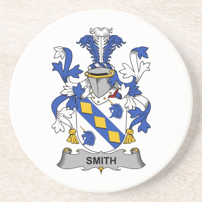 Smith-Familienwappen Getränkeuntersetzer (Vorne)