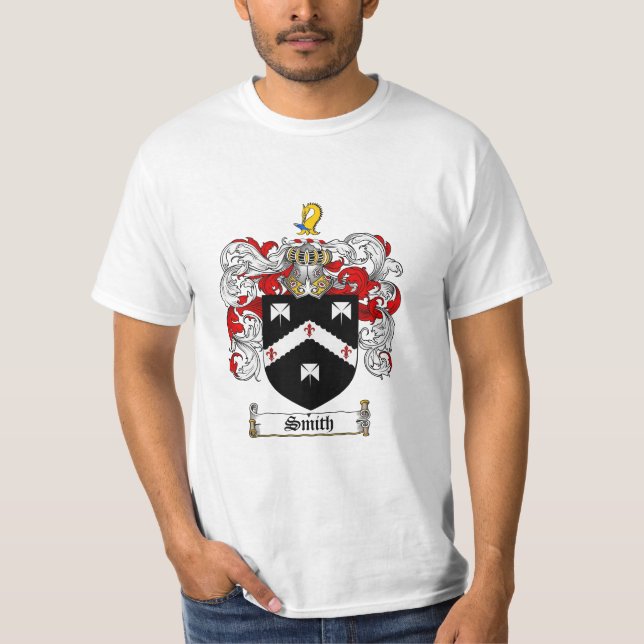 Smith-Familienwappen - Smith-Wappen T-Shirt (Vorderseite)