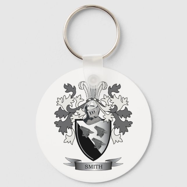 Smith-Familienwappen-Wappen Schlüsselanhänger (Vorderseite)