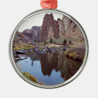Smith-Felsen-Biegung Oregon Silbernes Ornament