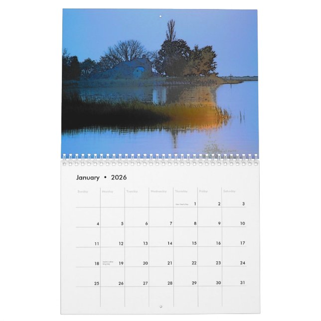 Smith-Insel-Sommer-Kalender Kalender (Jan 2026)