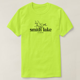 Smith Lake Alabama Karte T-Shirt