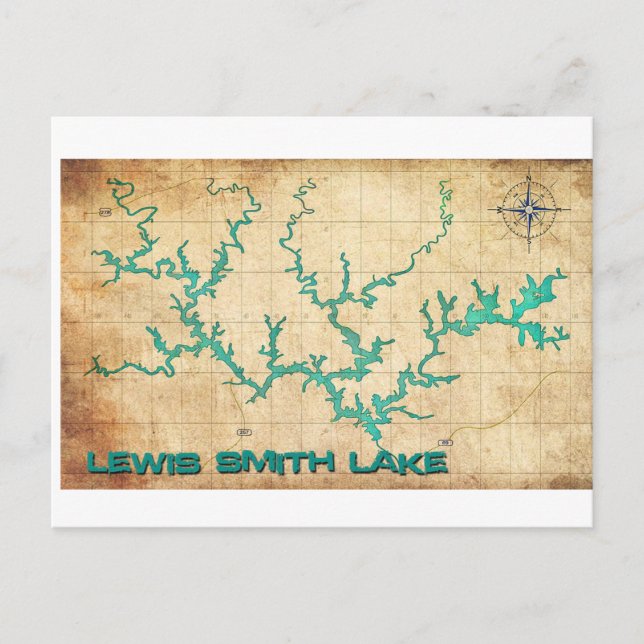 Smith Lake Post Card Postkarte (Vorderseite)