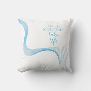Smith Mountain Lake Life Gesponnenes Polyester Qua Kissen