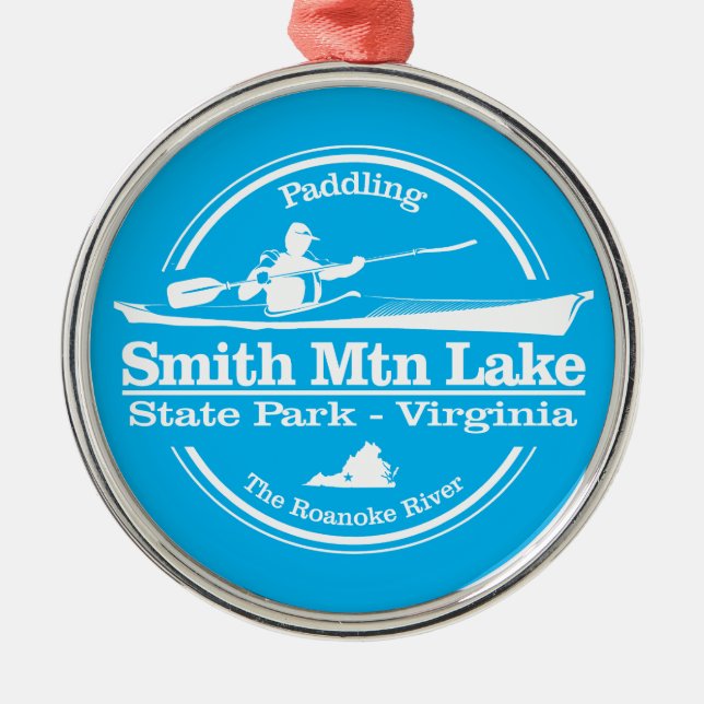 Smith Mountain Lake (SK) Ornament Aus Metall (Vorne)