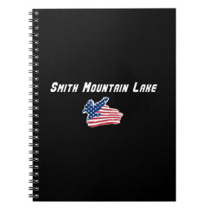 Smith Mountain Lake Virginia Adler Notizbuch Notizblock