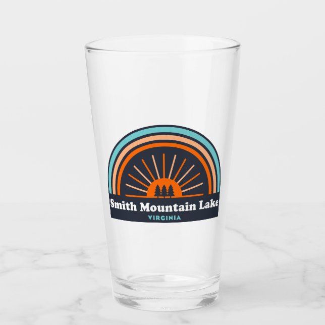 Smith Mountain Lake Virginia Rainbow Glas (Vorderseite)