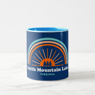 Smith Mountain Lake Virginia Rainbow Zweifarbige Tasse