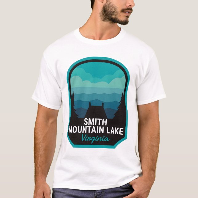 Smith Mountain Lake Virginia Sommer T-Shirt (Vorderseite)