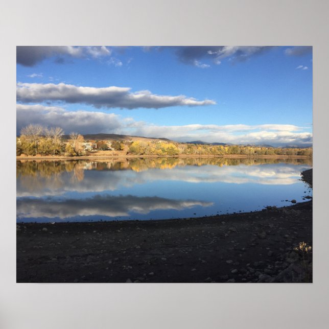 Smith Reservoir Reflections Poster (Vorne)