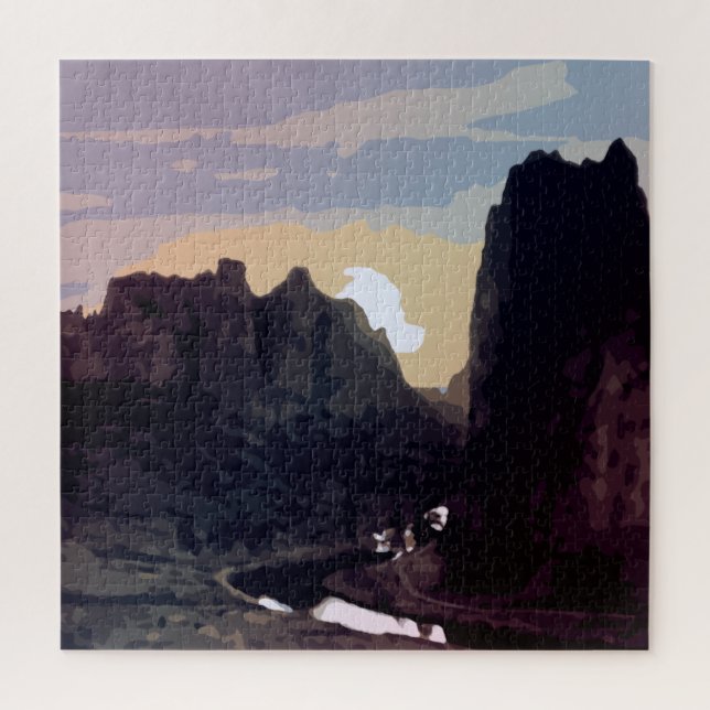 Smith Rock bei Sunset (Vertikal)