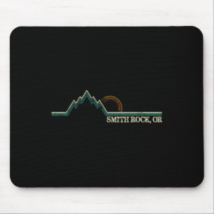 Smith Rock Oregon Retro-Bergsteigen Sommer Mousepad