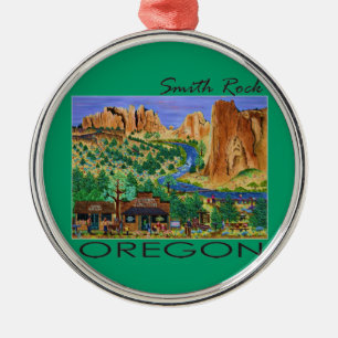 Smith Rock ~ Oregon Silbernes Ornament