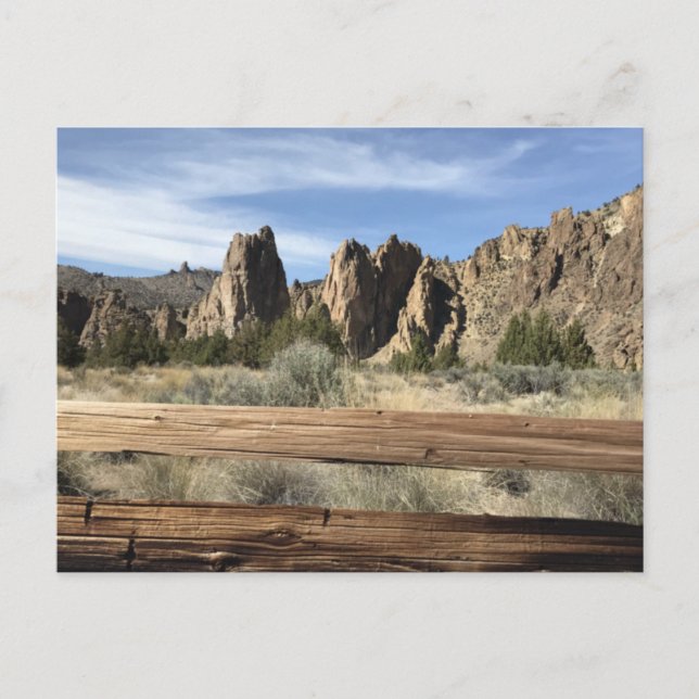 Smith Rock Park Oregon Postkarte (Vorderseite)