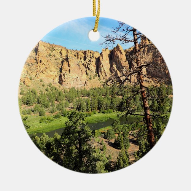 Smith Rock Staat Park, OR Keramik Ornament (Vorne)