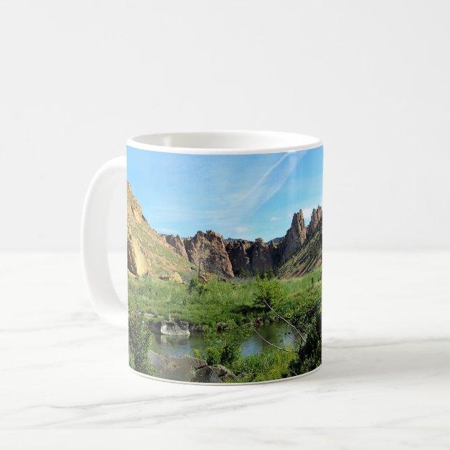Smith Rock Staat Park, Oregon Kaffeetasse (Vorderseite Links)