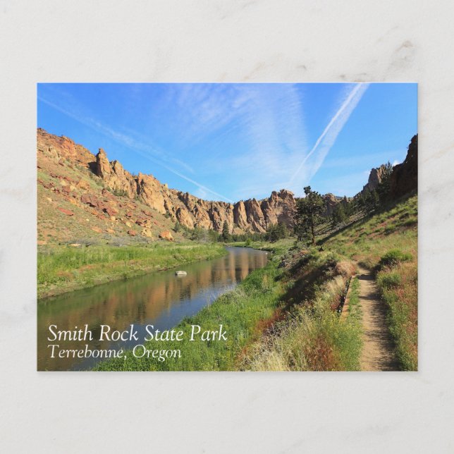Smith Rock Staat Park, Oregon Postkarte (Vorderseite)
