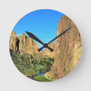 Smith Rock State Park, OR Runde Wanduhr