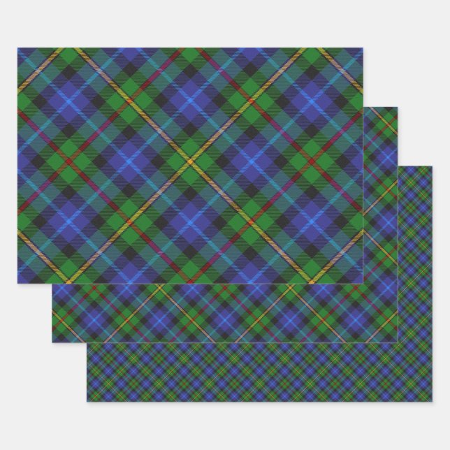 Smith Scottish Clan Tartan Kariertes Muster Geschenkpapier Set (Set)