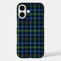 Smith Tartan Blau, Grün und Schwarz Kariert