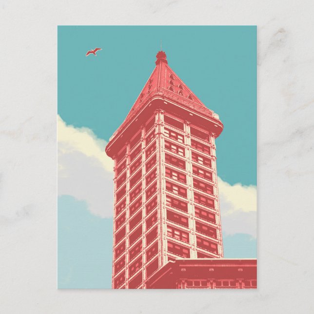 Smith Tower, Seattle Postkarte (Vorderseite)