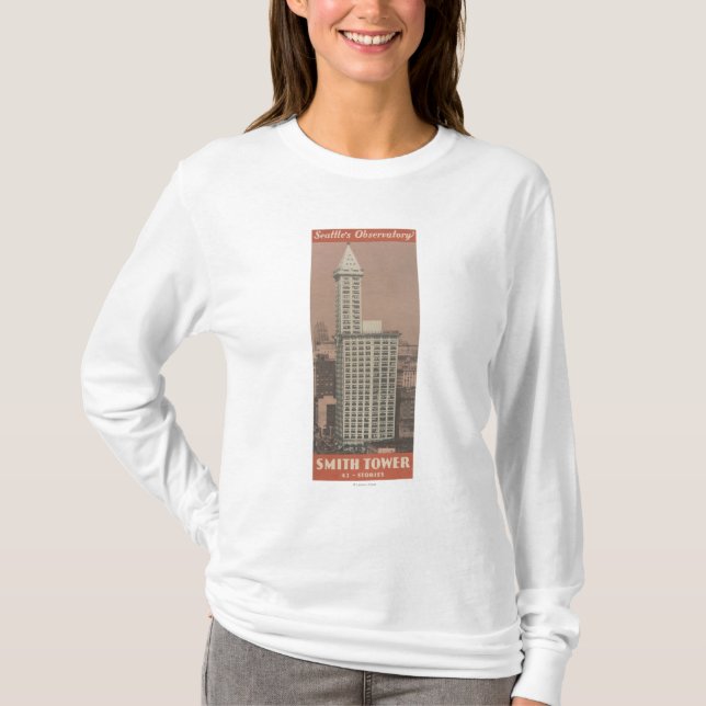 Smith-Turm, Seattles Observatorium T-Shirt (Vorderseite)