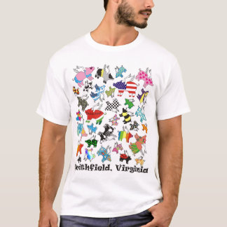 Smithfield, das Schweine fliegt T-Shirt