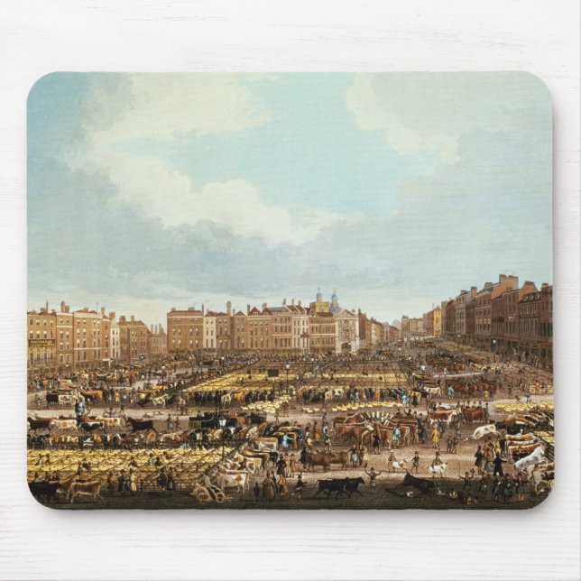 Smithfield-Markt, graviert von R.G. Reeve Mousepad (Vorne)
